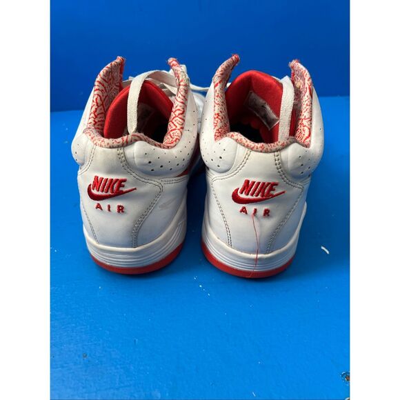 Nike Air Flight Lite Mid White University Red Pippen SZ 7.5 - Picture 6 of 7